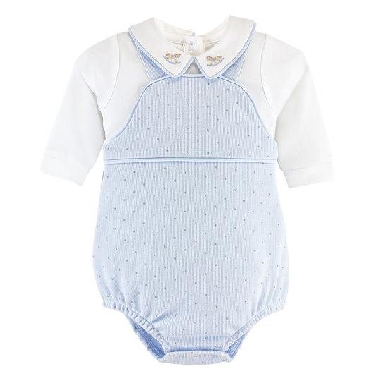English Knot Bubble Set- Blue