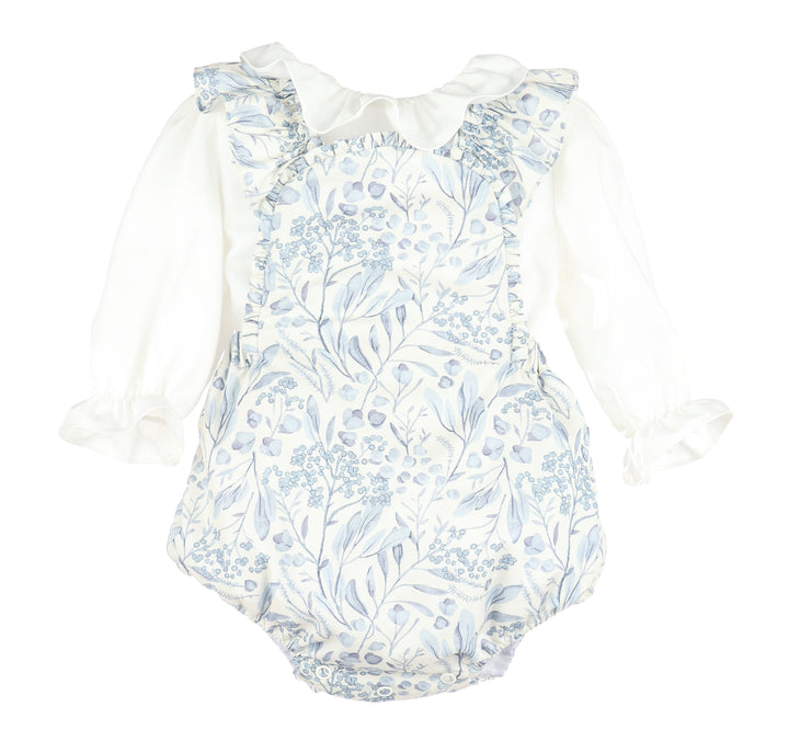 Eucalyptus Frost Vintage Overall Set- Blue