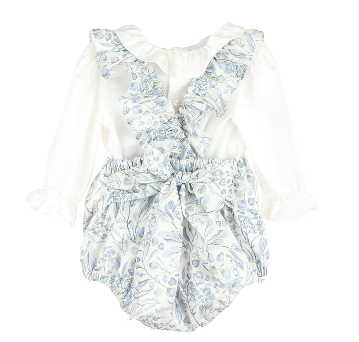 Eucalyptus Frost Vintage Overall Set- Blue