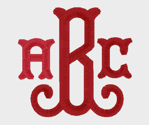 Sarah Scroll Monogram (4-10) +$15