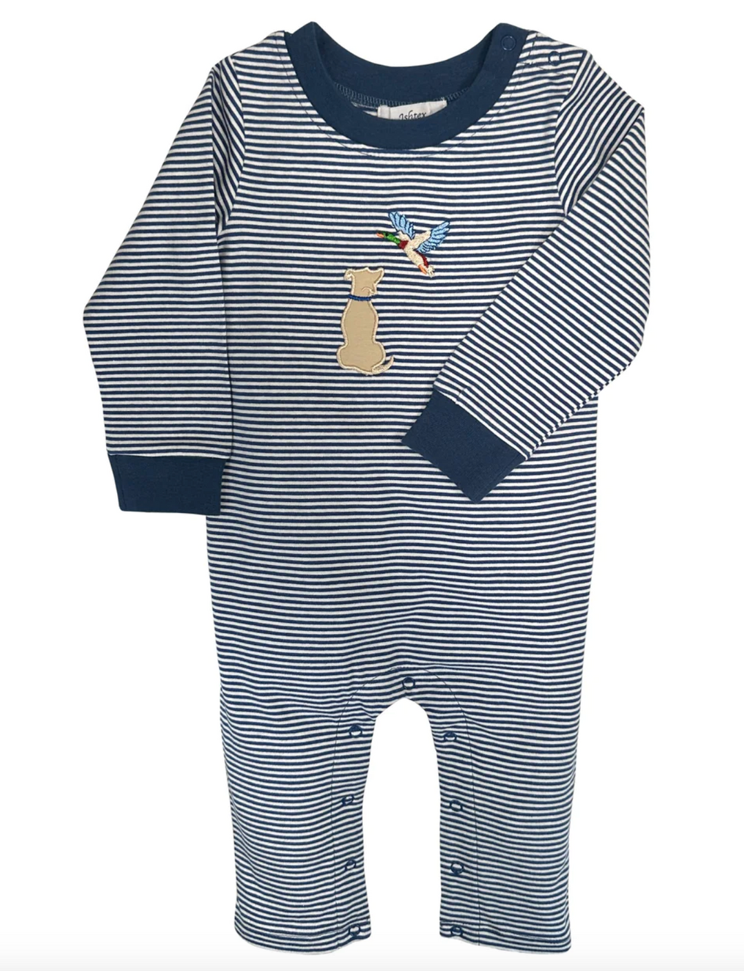 Hunting Dog Appliqué Boy's Romper