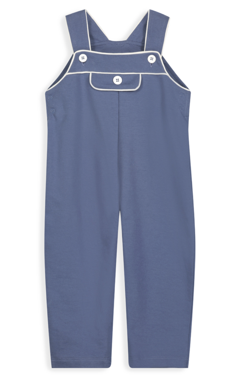 Owen Overall- Steel Blue French Terry