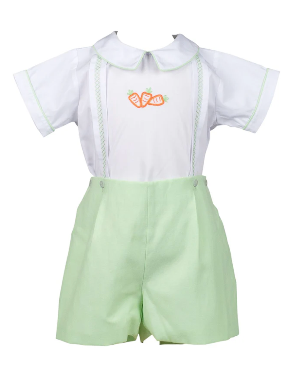 Mint Easter Boy Short Set
