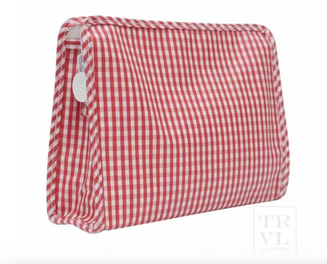Large Roadie- Gingham Red