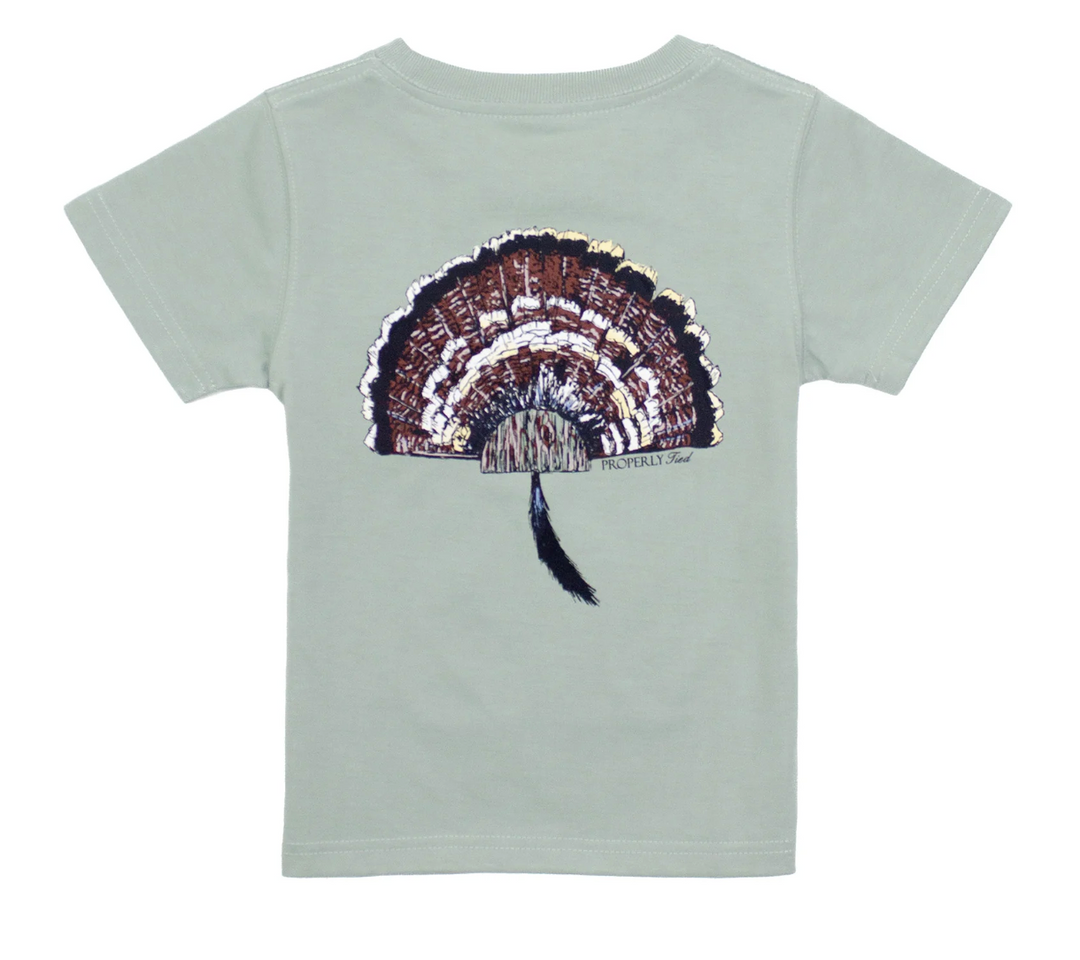 Turkey Mount SS Tee- Chrome Grey