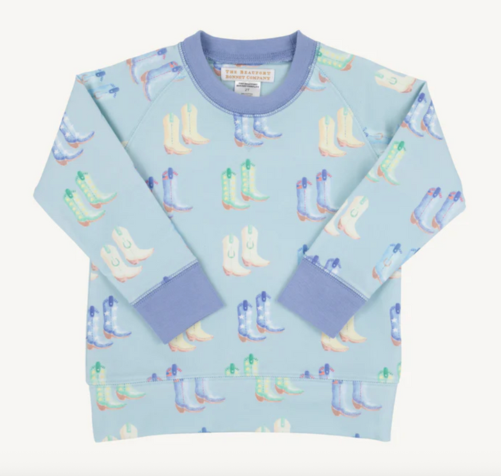 Cassidy Comfy Crewneck- Cute to Boot