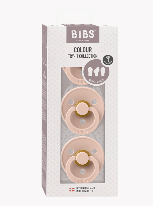BIBS New Baby Pacifiers Try-It Collection 3 pack