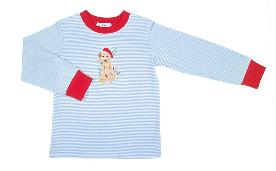 Christmas Lights Boy's LS T-shirt