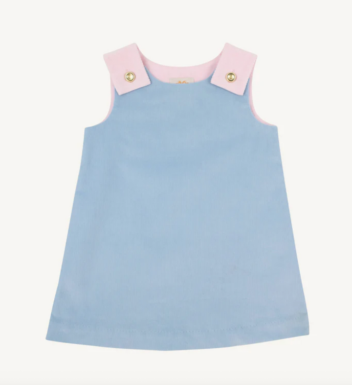 Juliet Jumper- Corduroy-Barrington Blue/Palm Beach Pink