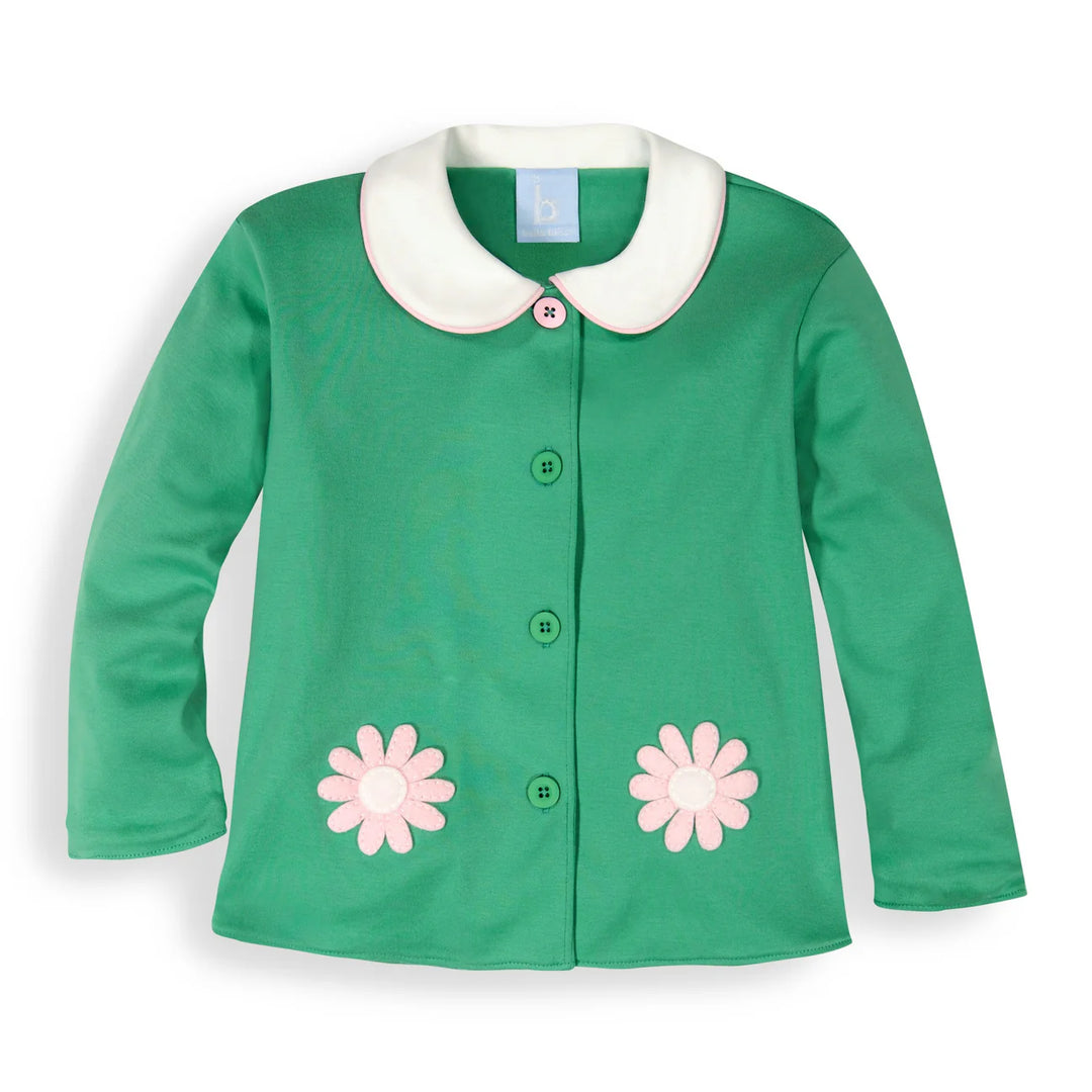 Tibby Topper- Green with Daisies