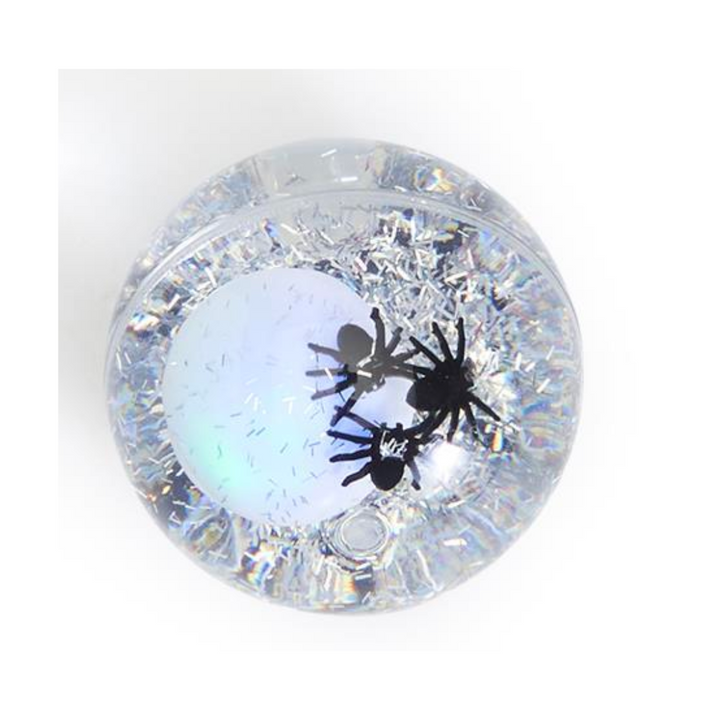 Light Up Skull & Spiders Bouncing Ball