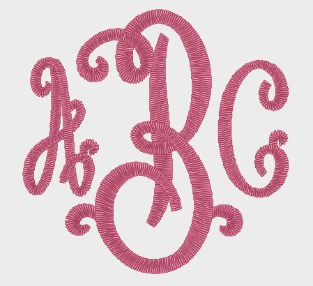 Vivian Vine Monogram (1-3) +$10