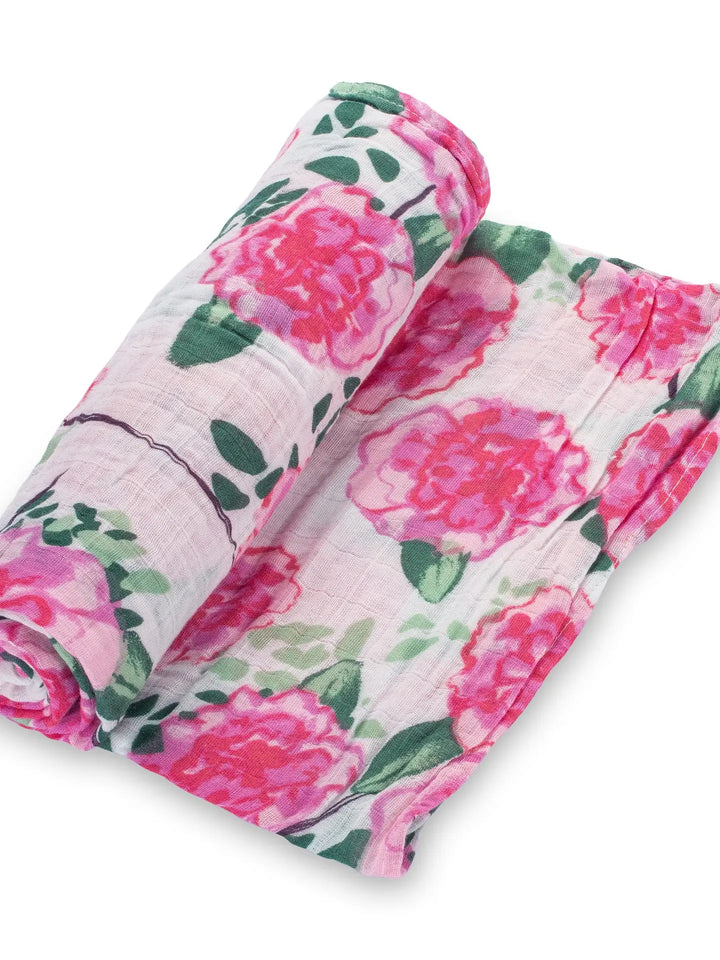 Live Life in Full Bloom Baby Swaddle Blanket