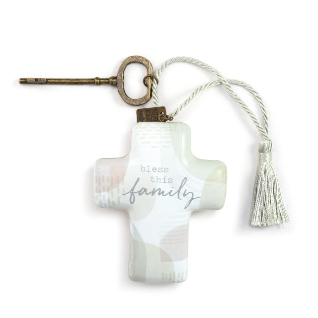 Bless this Family Artful Cross