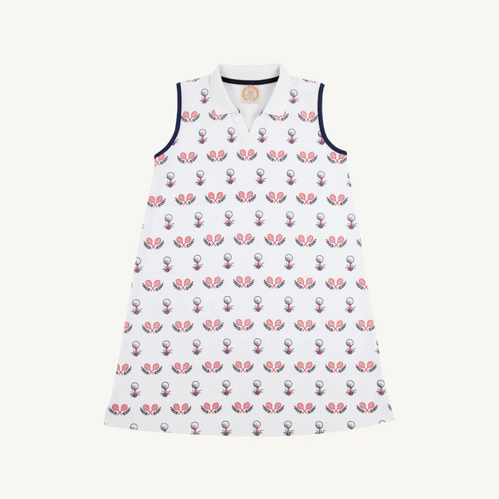 Sleeveless Maude's Polo Dress- Little Sport