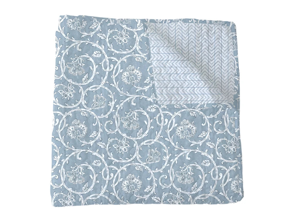 Anita in Blue Baby Blanket