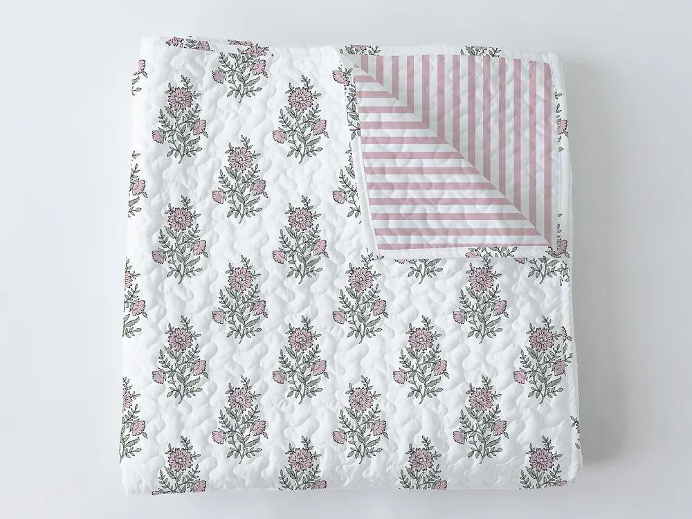 Claire in Pink Baby Blanket