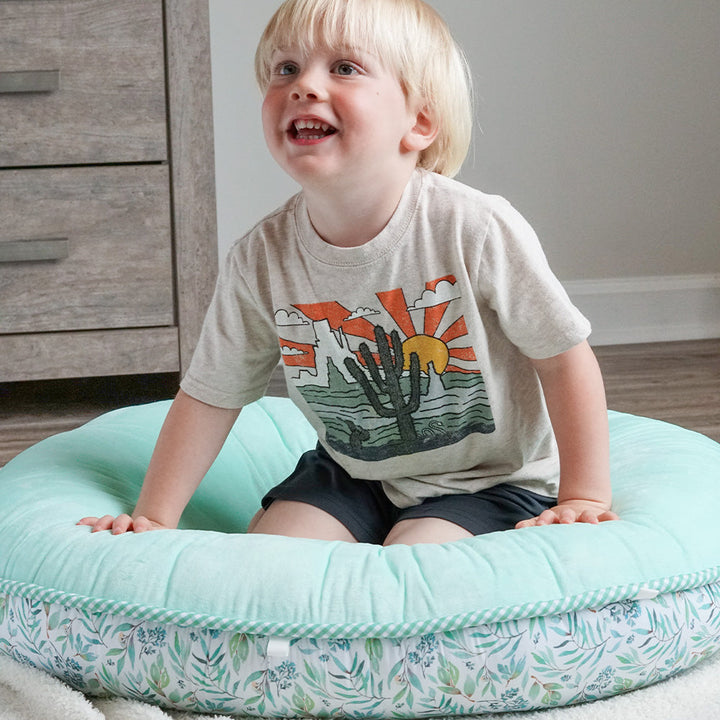 Basil Mint Floor Pillow