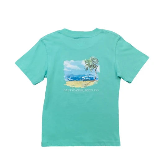 Beach Days SS Graphic Tee- Ocean Wave