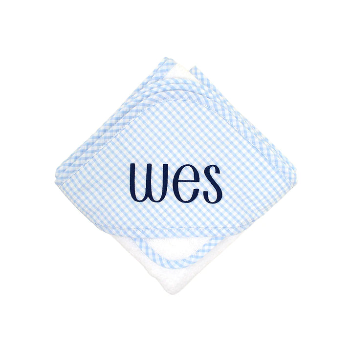 Big Check Fabric Hooded Towel Set