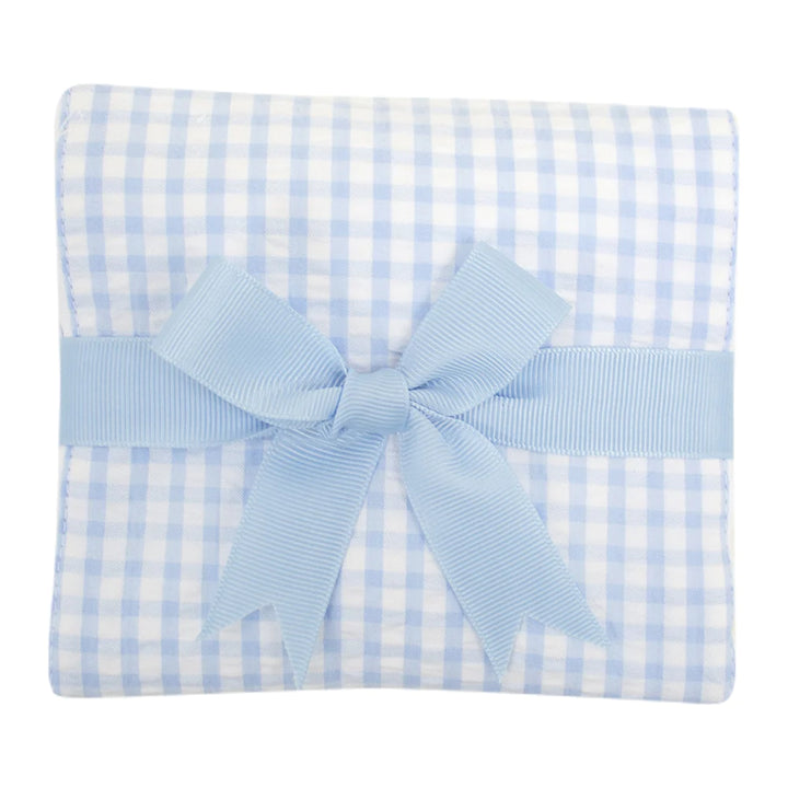Big Check Fabric Burp