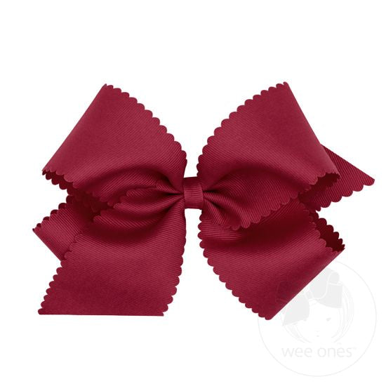 Medium Scallop Edge Bow