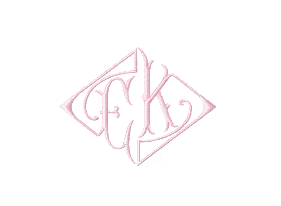 Diamond Monogram (4-10) +$15