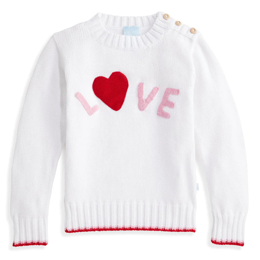 Appliqué "LOVE" Pullover