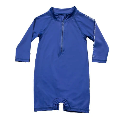 Tybee Rashguard Romper- Navy