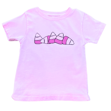 Candy Corn Tee- Pink