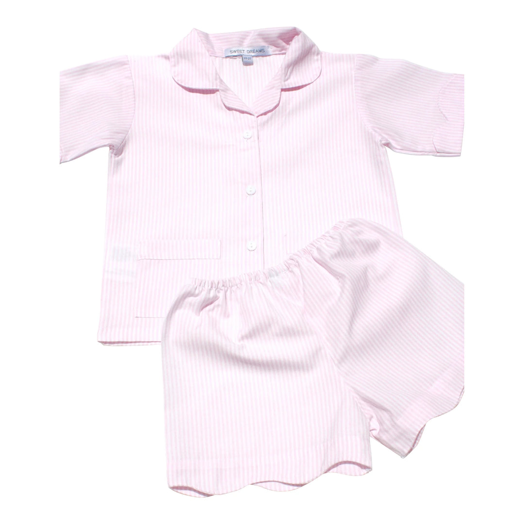 Pink Stripe SS Pajamas