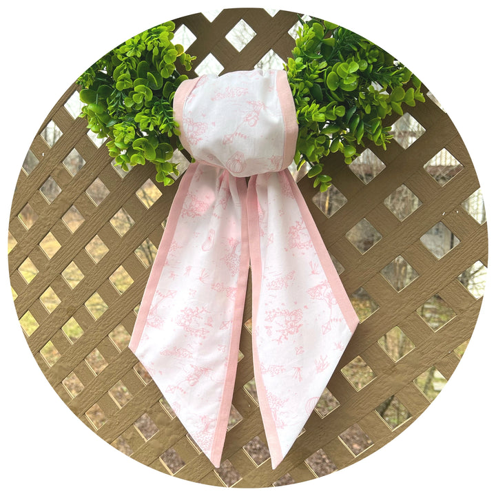 Two Color Toile Sash