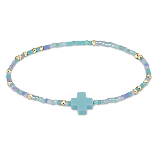 egirl Hope Unwritten Signature Cross Bracelet- Sea Said – Little
