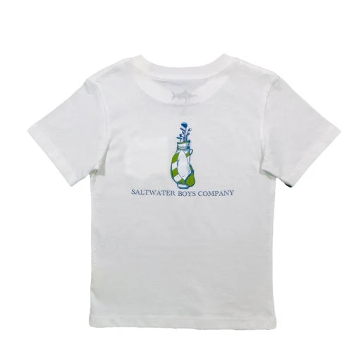 Golf Bag SS Graphic Tee- White