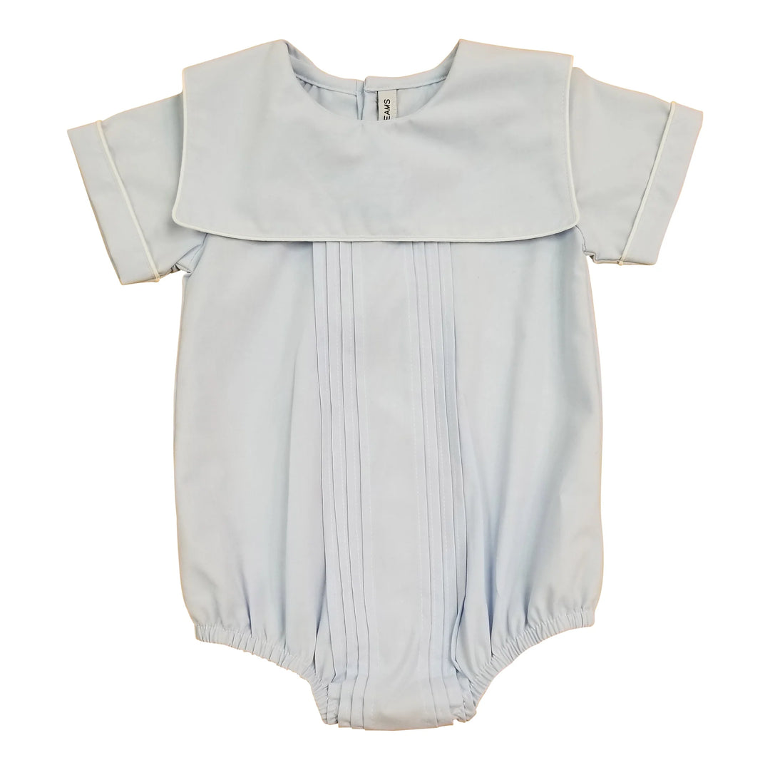 Pleated Blue Boy Bubble