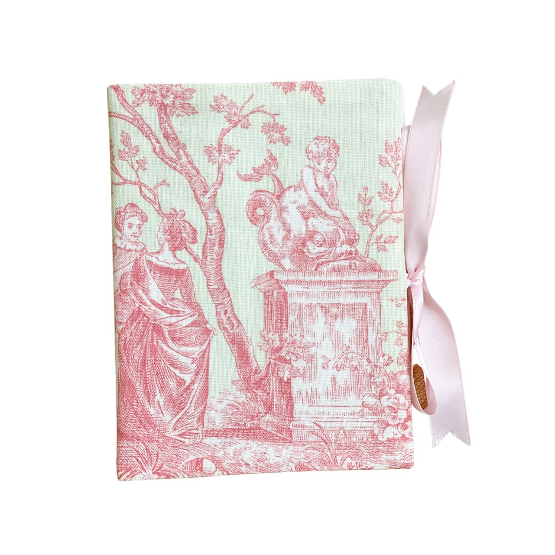 Pink and Green Toile Photo Album Book