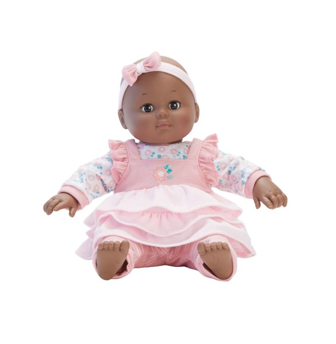 Baby Cuddles Pink Floral- Dark Skin