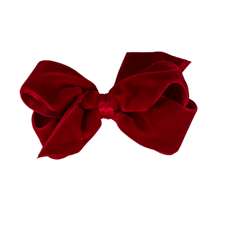 Small Satin Lined Velvet Bow
