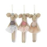 Ballerina Mice Holiday Ornament