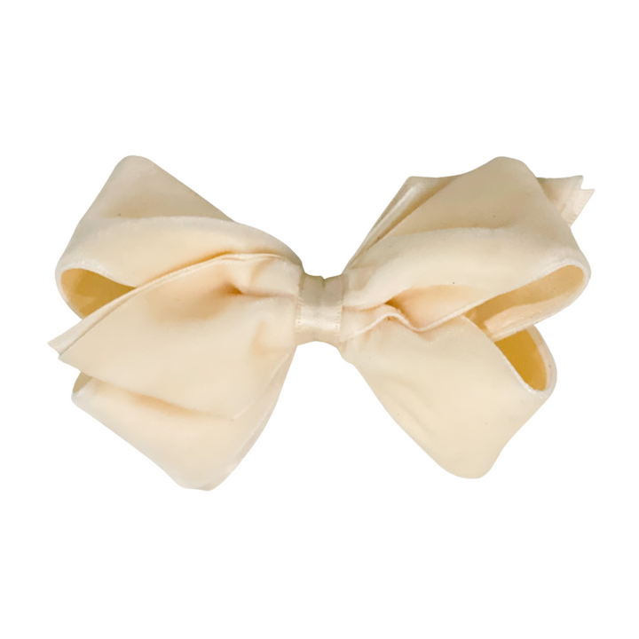 Small Satin Lined Velvet Bow