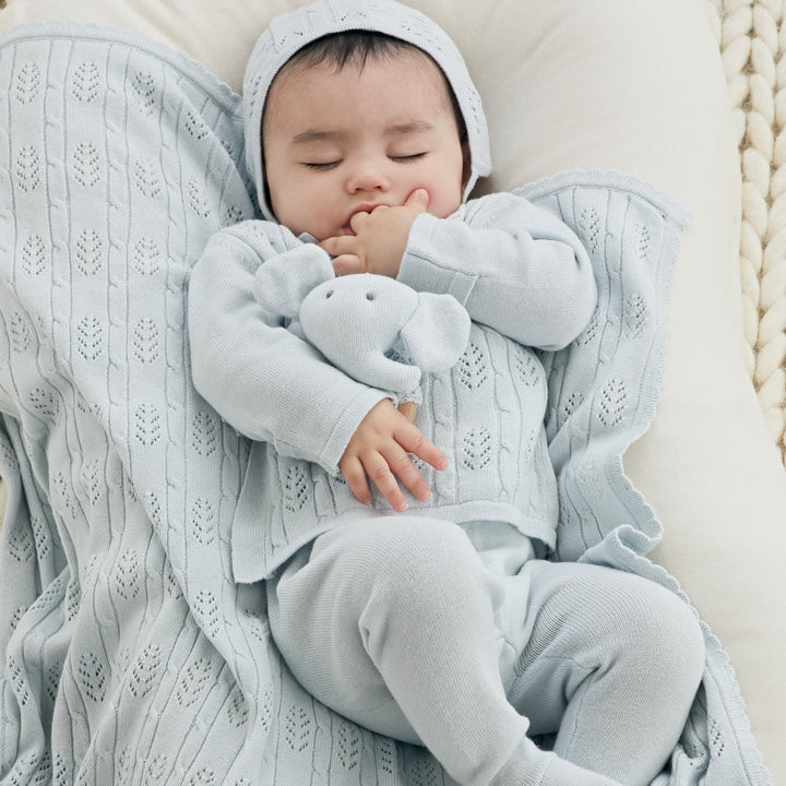 Baby Layette Gift Box, Cloud Blue