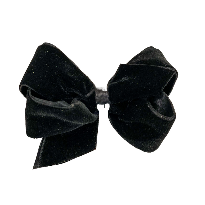 Small Satin Lined Velvet Bow