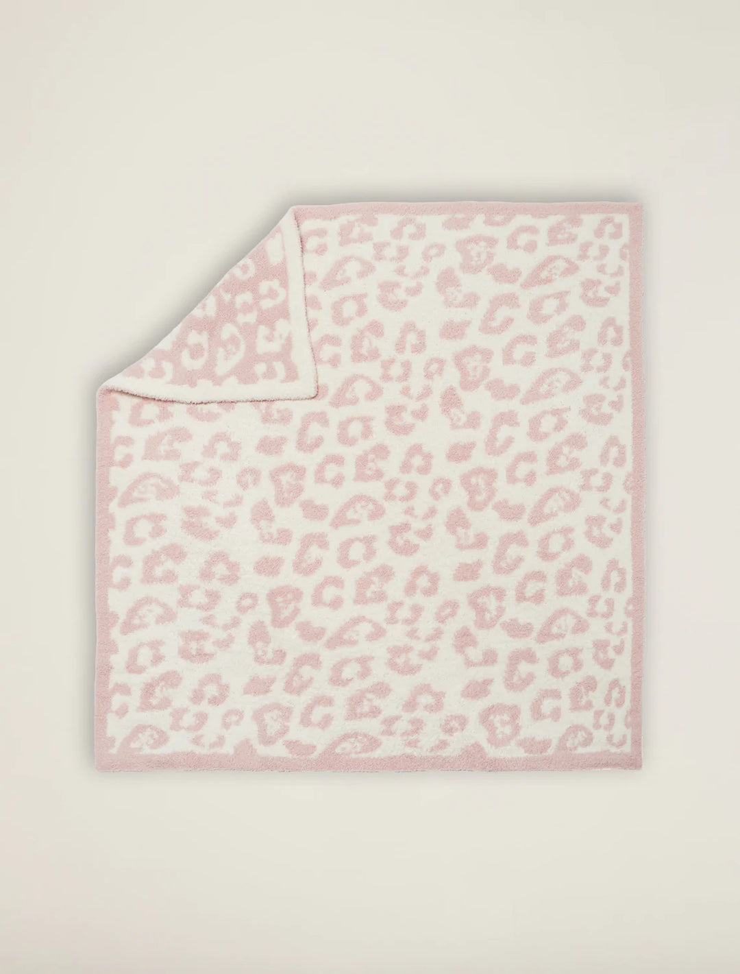 CozyChic Barefoot In The Wild Baby Blanket- DustyRose/Cream