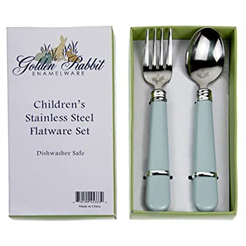 Robins Egg Blue Flatware Set