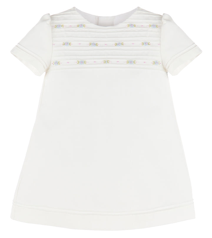 Ivory Embroidery A-Line Dress