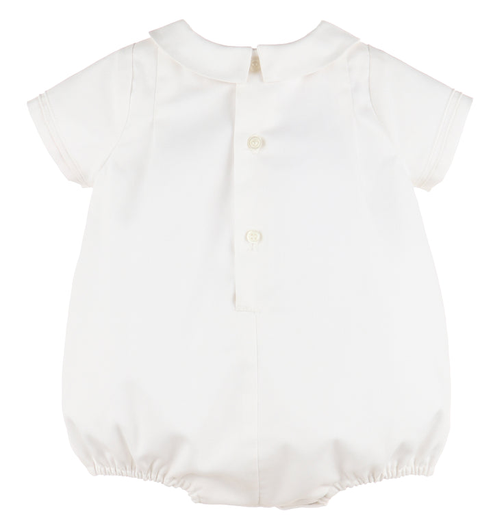 White Insert Smock Boy Bubble