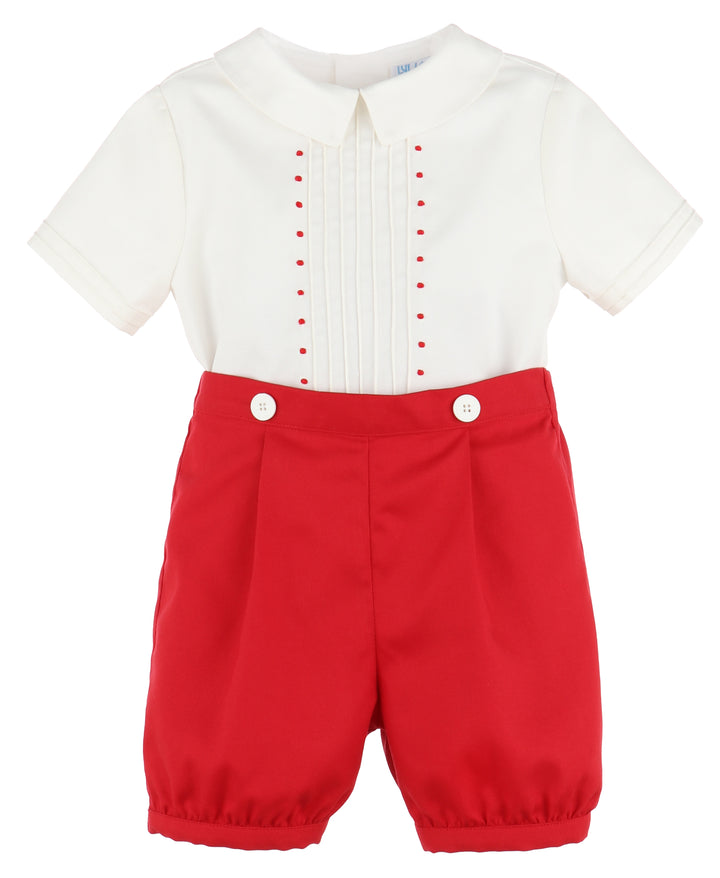 Holly Jolly Boy Set, Red