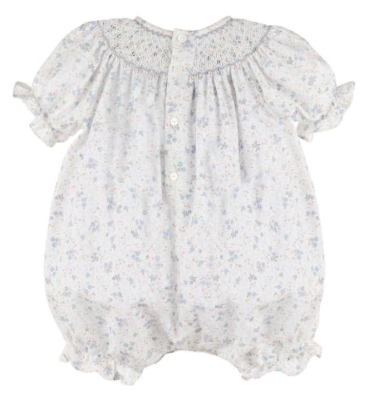 Autumn Floral Smock Bubble, Blue