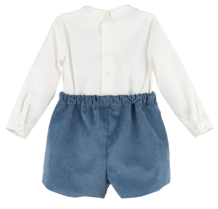 Cord Boy Set, Navy