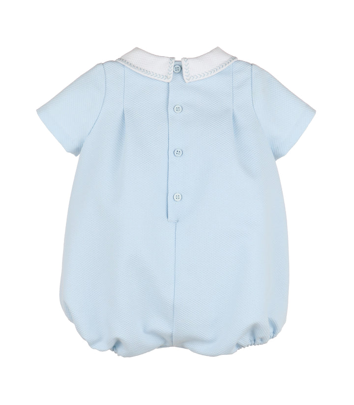 Boy Bubble with Stitches- Blue